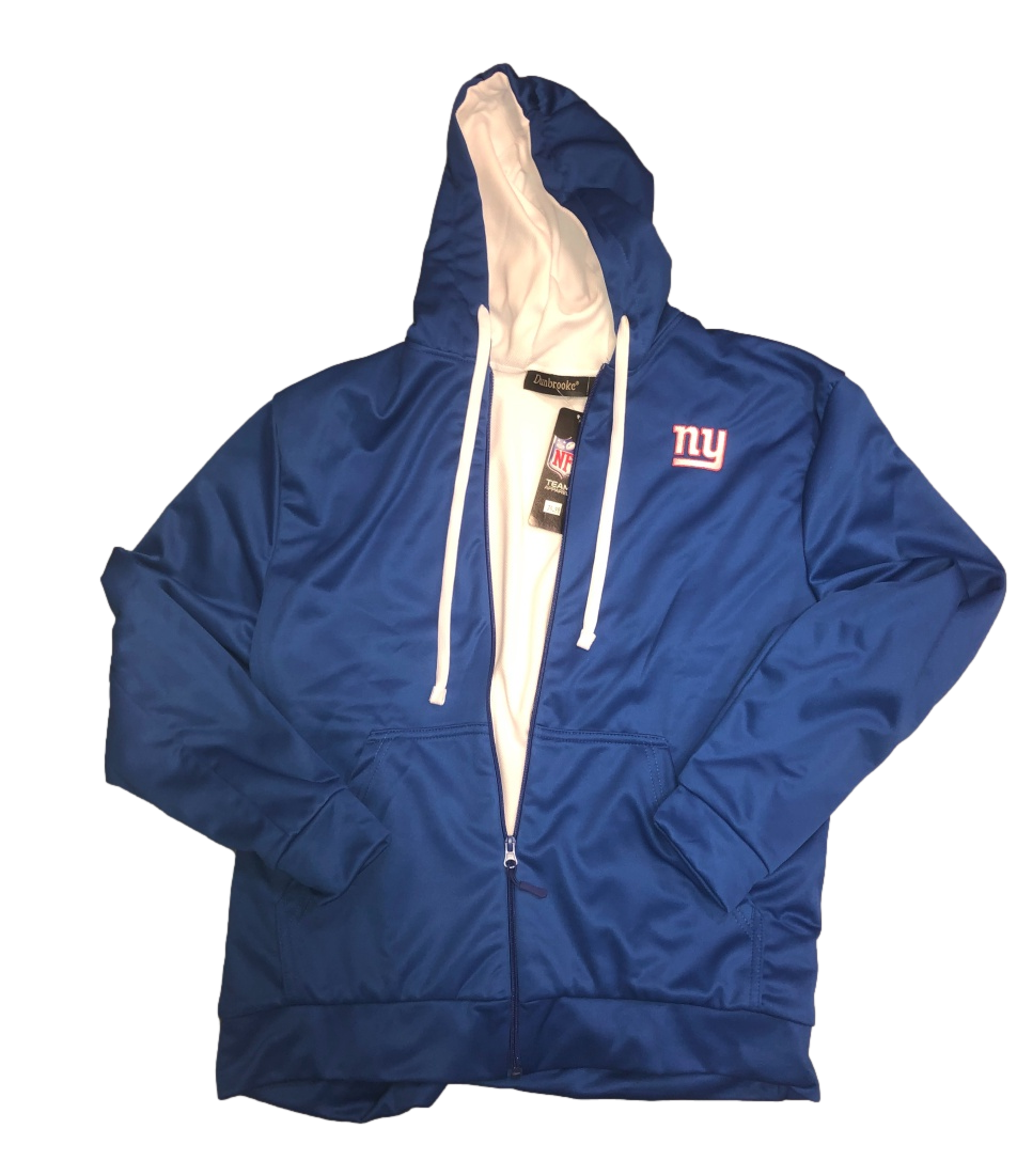 New York Giants Dunbrooke Full Zip Hooded Jacket Embroidered M-3XL - 757 Sports Collectibles