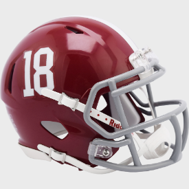 Alabama Crimson Tide #18 NEW 2021 Riddell Mini Speed Helmet