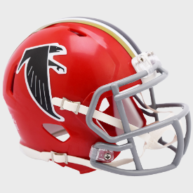 Preorder - Atlanta Falcons 1966 to 1969 Riddell Speed Mini Replica Throwback Helmet - Ships in March/April