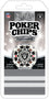 Las Vegas Raiders 20 Piece NFL Poker Chips - Silver Edition