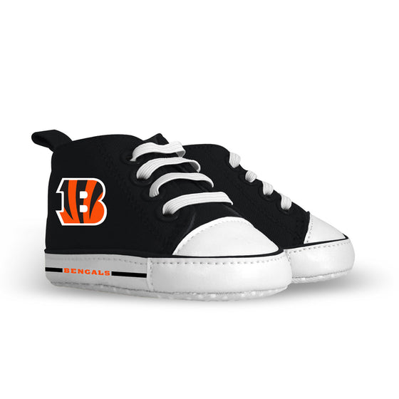 Baby Fanatic Pre-Walkers High-Top Unisex Baby Shoes -  NFL Cincinnati Bengals