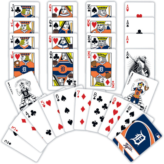 Detroit Tigers MLB Playing Cards - 54 Card Deck