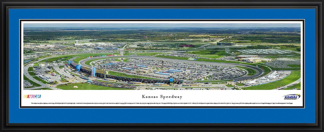 Kansas Speedway - Deluxe Frame - 757 Sports Collectibles