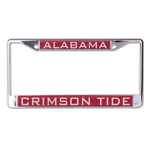 Alabama Crimson Tide Laser-Cut Chrome License Plate Frame