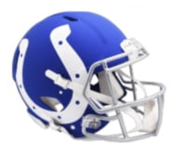 Indianapolis Colts Riddell AMP Alternative Speed Full Size Replica Helmet