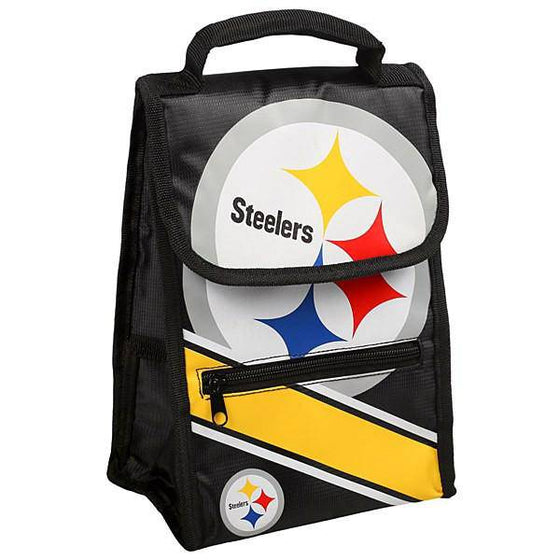 NFL Pittsburgh Steelers Convertible Lunch Box Cooler - 757 Sports Collectibles