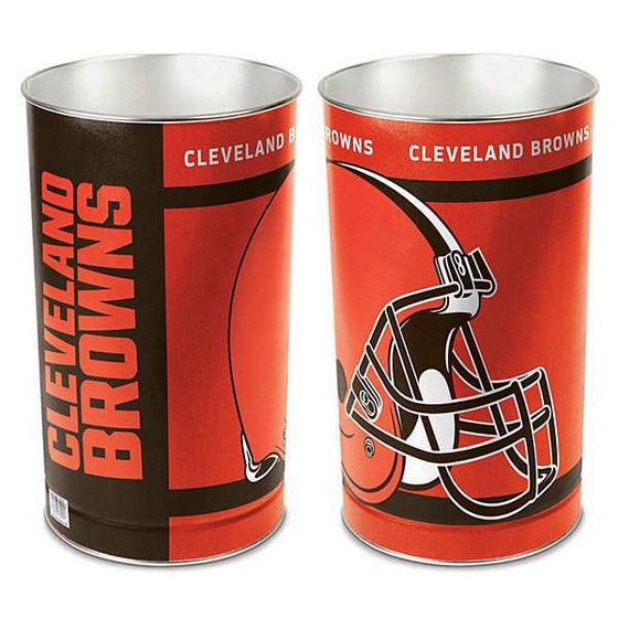 NFL Cleveland Browns 15" Waste Basket - 757 Sports Collectibles