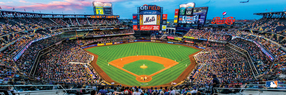 Stadium Panoramic - New York Mets 1000 Piece MLB Sports Puzzle - Center View