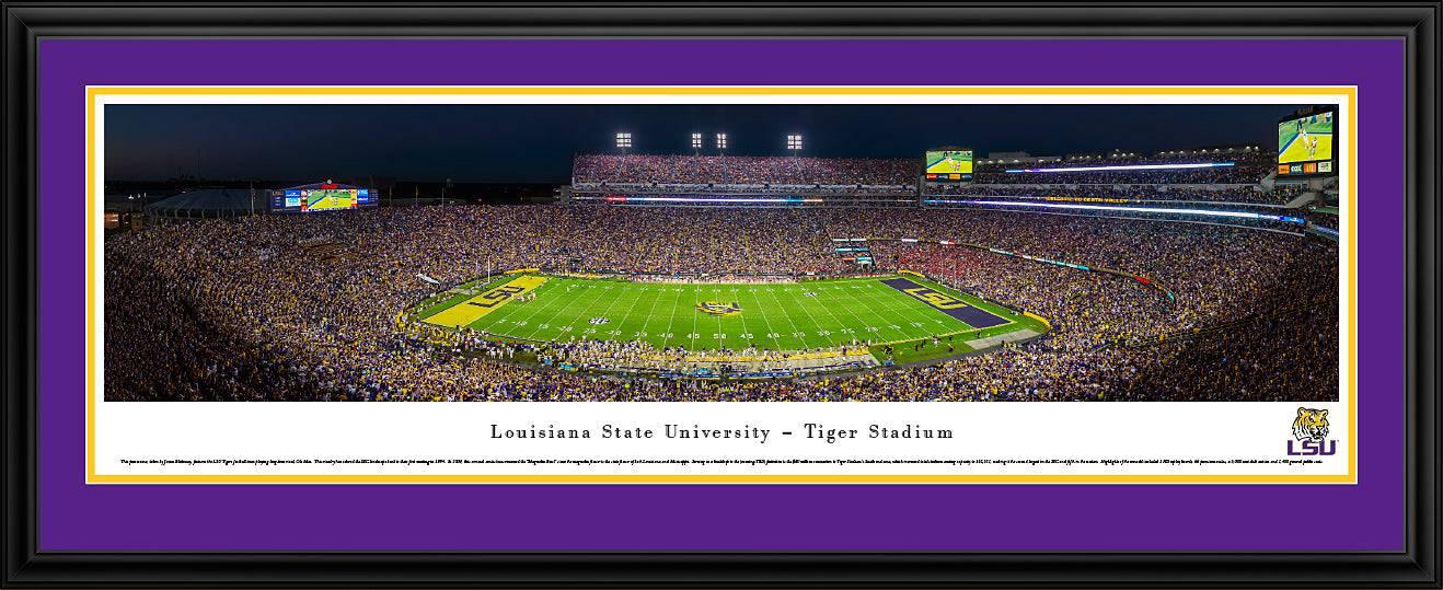 Louisiana State University Football - Deluxe Frame - 757 Sports Collectibles