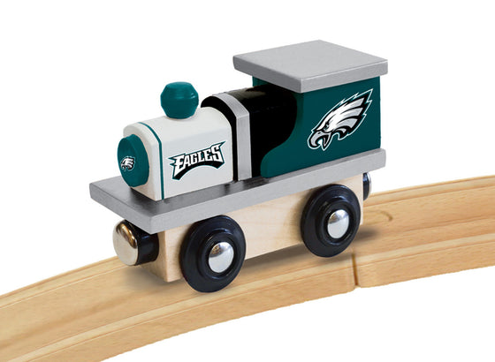 Philadelphia Eagles NFL Toy Wood Train Engine