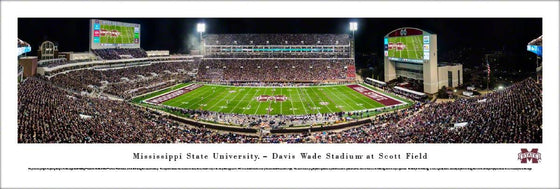 Mississippi State Bulldogs Football (Egg Bowl) - Unframed - 757 Sports Collectibles