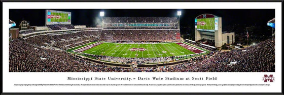 Mississippi State Bulldogs Football (Egg Bowl) - Standard Frame - 757 Sports Collectibles