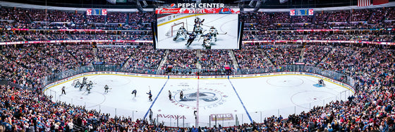 Stadium Panoramic - Colorado Avalanche 1000 Piece NHL Sports Puzzle - Center View