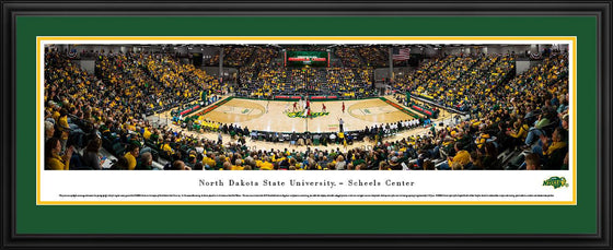 North Dakota State Bison Basketball - Deluxe Frame - 757 Sports Collectibles