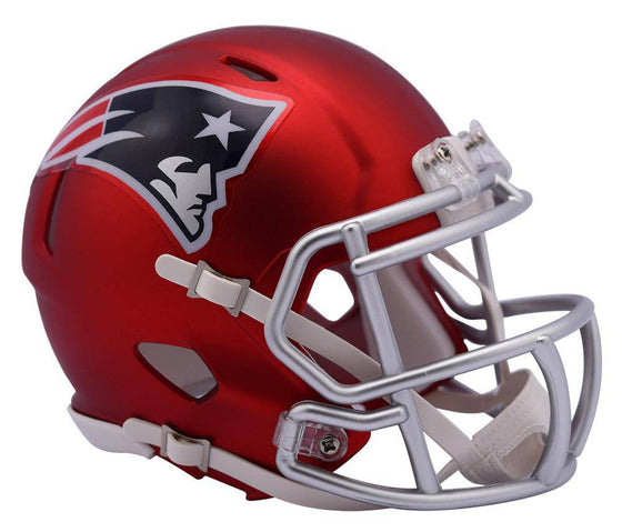 New England Patriots Riddell Blaze Alternate Speed Mini Helmet - 757 Sports Collectibles