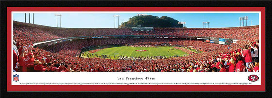 San Francisco 49Ers - 50 Yard Line - Select Frame - 757 Sports Collectibles