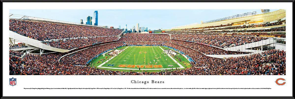 Chicago Bears - End Zone - Standard Frame - 757 Sports Collectibles