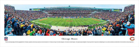 Chicago Bears Solider Field 13.5" x 40" Panoramic Photo - 757 Sports Collectibles