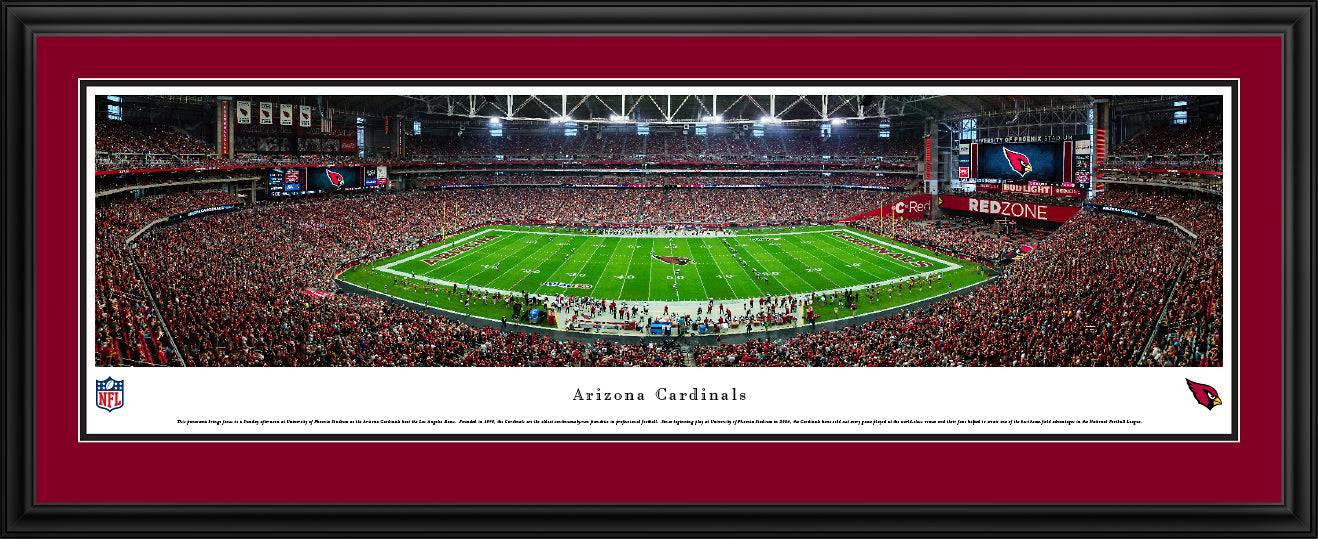 Arizona Cardinals - 50 Yard Line - Deluxe Frame - 757 Sports Collectibles