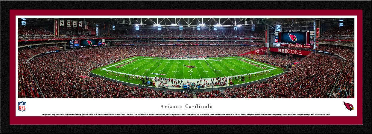 Arizona Cardinals - 50 Yard Line - Select Frame - 757 Sports Collectibles