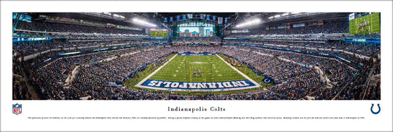 Indianapolis Colts - End Zone at Lucas Oil Stadium - Unframed - 757 Sports Collectibles