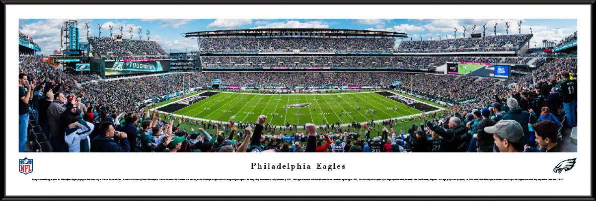 Philadelphia Eagles - 50 Yard Line - Standard Frame - 757 Sports Collectibles