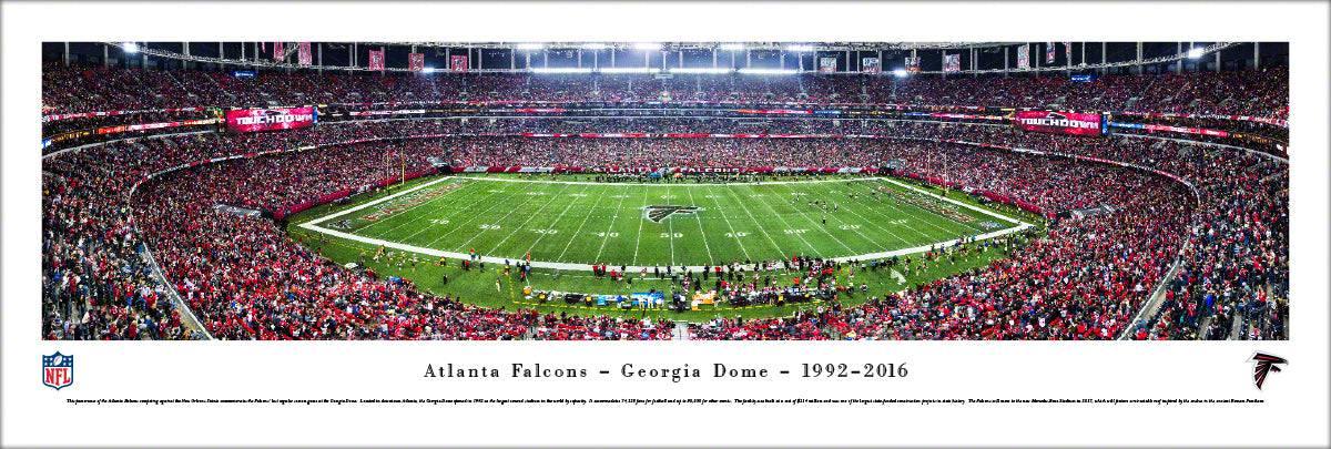 Atlanta Falcons - Final Game at Georgia Dome - Unframed - 757 Sports Collectibles