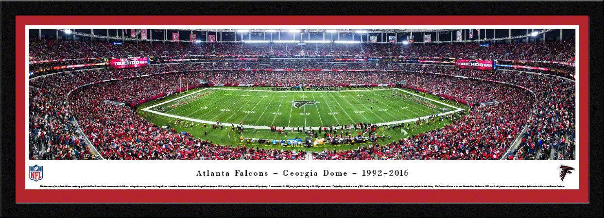 Atlanta Falcons - Final Game at Georgia Dome - Select Frame - 757 Sports Collectibles