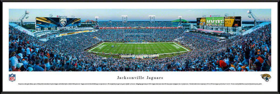 Jacksonville Jaguars Panoramic Picture 14"x40" Standard Framed EverBank Field Photo - 757 Sports Collectibles