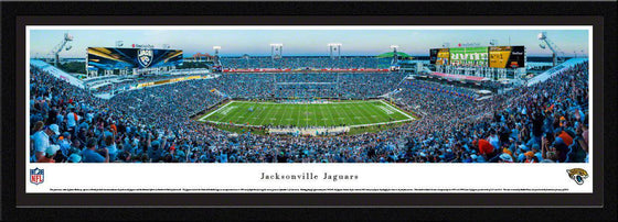 Jacksonville Jaguars Panoramic Picture 17"x44" Select Framed EverBank Field Photo - 757 Sports Collectibles