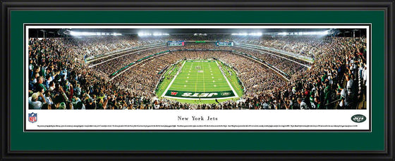 New York Jets - End Zone - Deluxe Frame - 757 Sports Collectibles