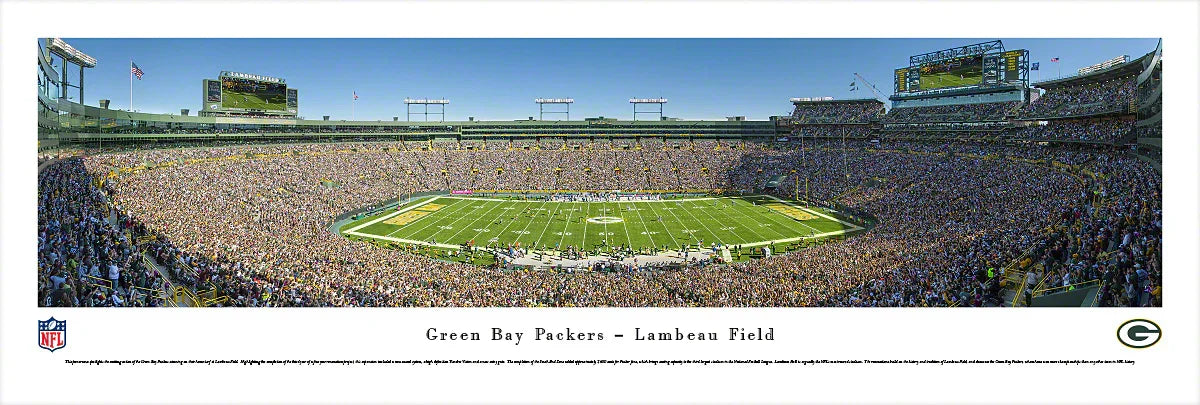 Green Bay Packers - 50 Yard - Unframed