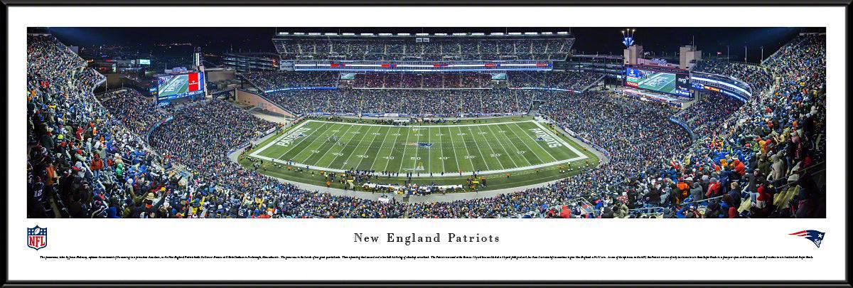 New England Patriots - Night - Standard Frame - 757 Sports Collectibles