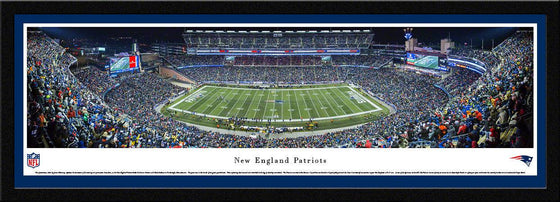 New England Patriots - Night - Select Frame - 757 Sports Collectibles