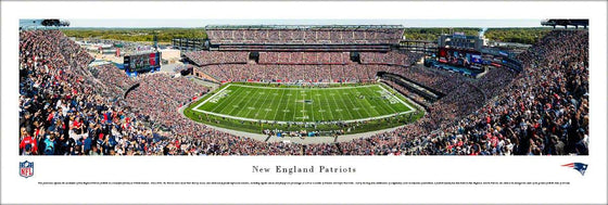 New England Patriots - 50 Yard Line at Gillette Stadium - Unframed - 757 Sports Collectibles