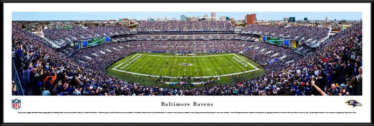 Baltimore Ravens - 50 Yard Line - Standard Frame - 757 Sports Collectibles