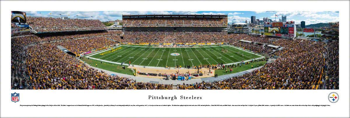 Pittsburgh Steelers - 50 Yard Line - Unframed - 757 Sports Collectibles