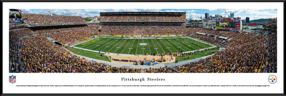Pittsburgh Steelers - 50 Yard Line  - Standard Frame - 757 Sports Collectibles
