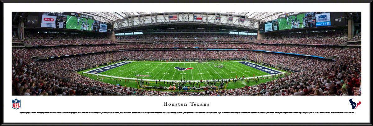 Houston Texans - 50 Yard Line - Standard Frame - 757 Sports Collectibles
