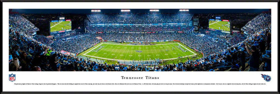 Tennessee Titans - 50-Yard Night Game - Standard Frame - 757 Sports Collectibles