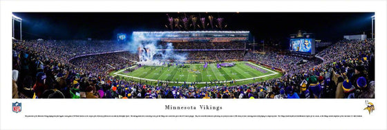 Minnesota ViKings - Final Game at TCF Bank Stadium - Unframed - 757 Sports Collectibles
