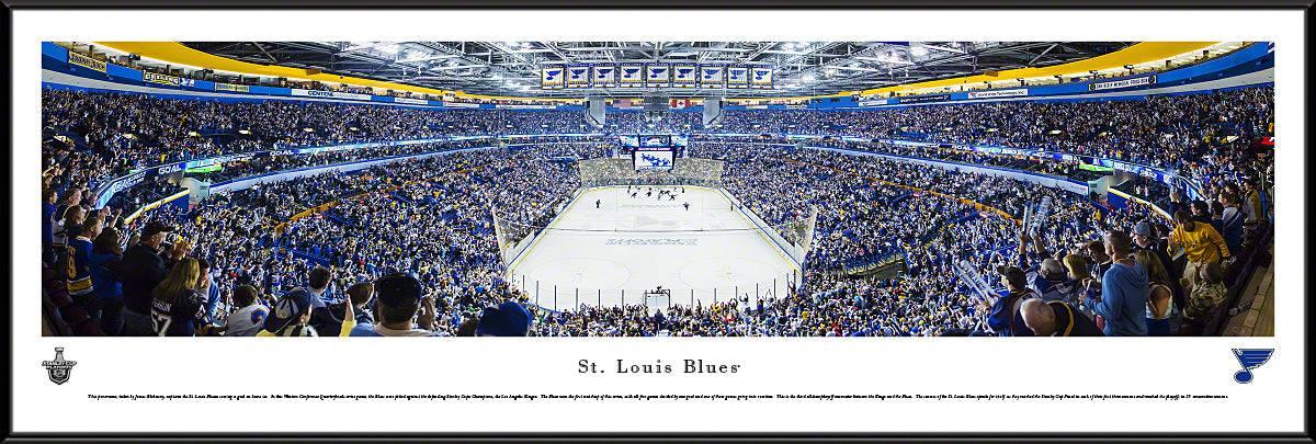 Saint Louis Blues - End Zone - Standard Frame - 757 Sports Collectibles