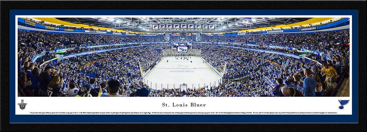 Saint Louis Blues - End Zone - Select Frame - 757 Sports Collectibles