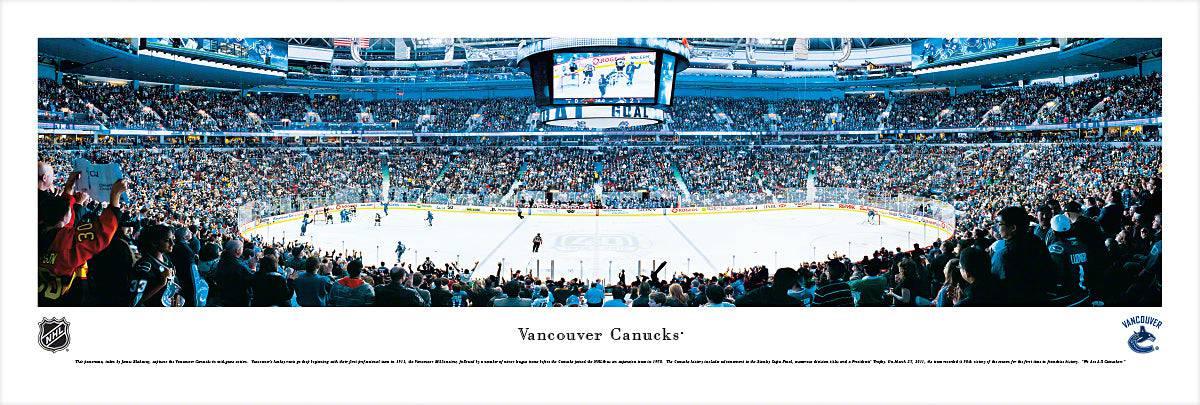 Vancouver Canucks - Center Ice - Unframed - 757 Sports Collectibles