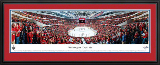 Washington Capitals - End Zone - Deluxe Frame - 757 Sports Collectibles