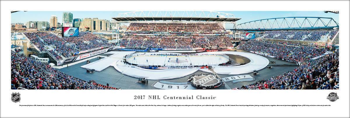 NHL 2017 Centennial Classic (Maple Leafs vs Red Wings) - Unframed - 757 Sports Collectibles