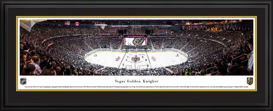 Vegas Golden Knights -Inaugural Game  - Deluxe Frame - 757 Sports Collectibles