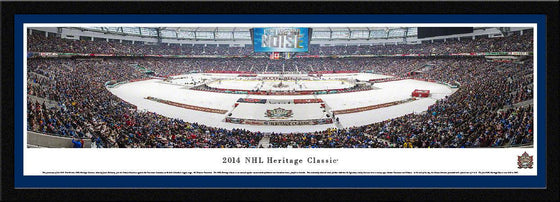 2014 NHL Heritage Classic - Canucks Select Frame - 757 Sports Collectibles