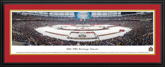 2014 NHL Heritage Classic - Senators Deluxe Frame - 757 Sports Collectibles
