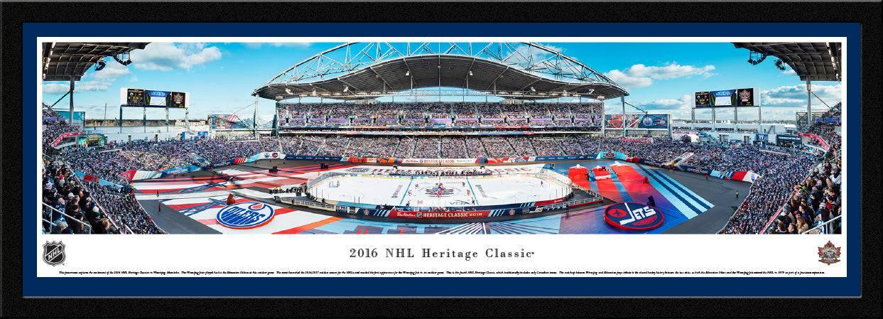 NHL Heritage Classic 2016 (Jets vs Oilers) - Select Frame - 757 Sports Collectibles